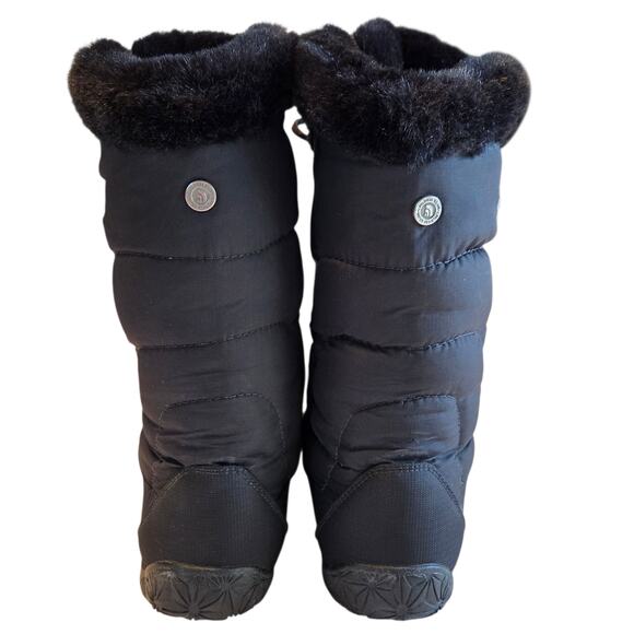 The North Face Icepick Nuptse Snow Boots Goose Down Filled Women's size 9 Black - Picture 6 of 12